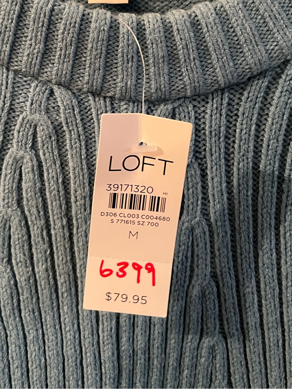 💖LOFT Ribbed Cape Sweater 💖 - Picture 4 of 15